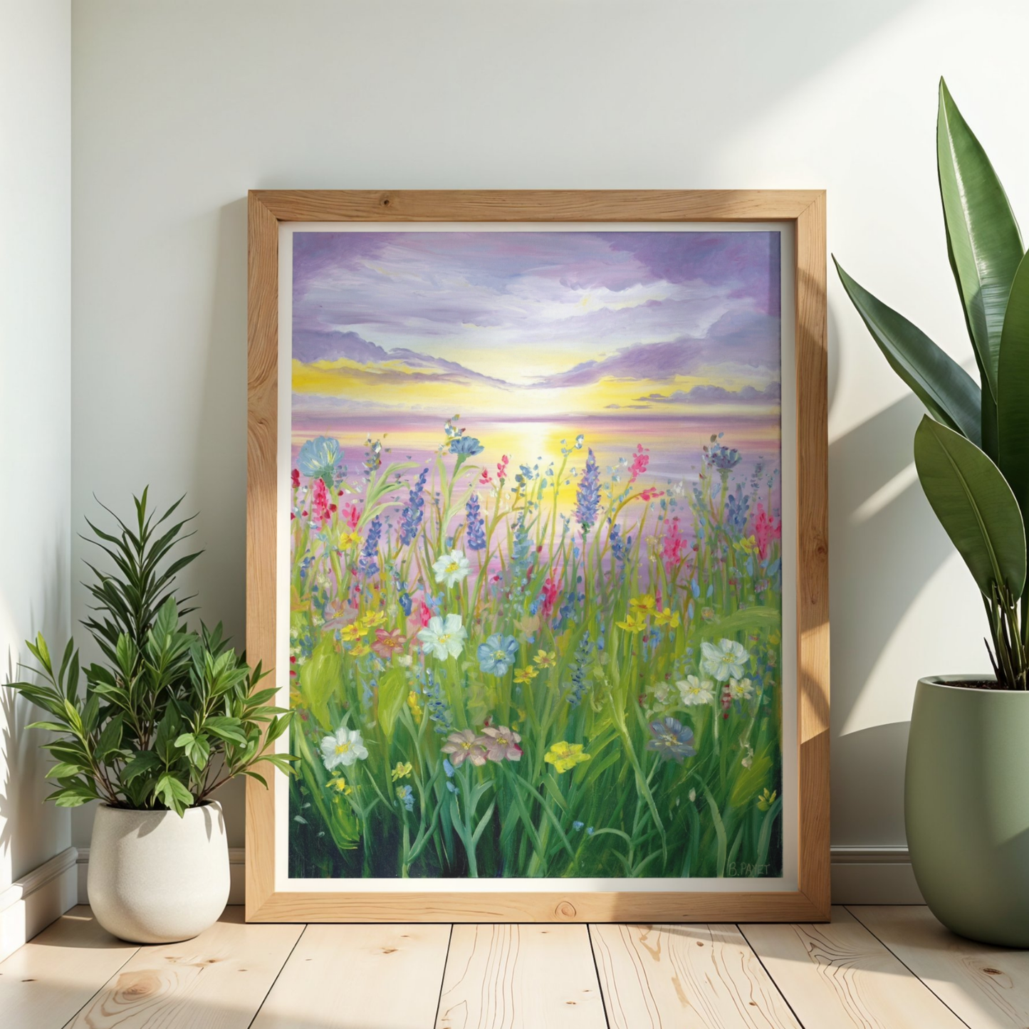 Wildflowers at Dusk Giclèe Print - 10x8”