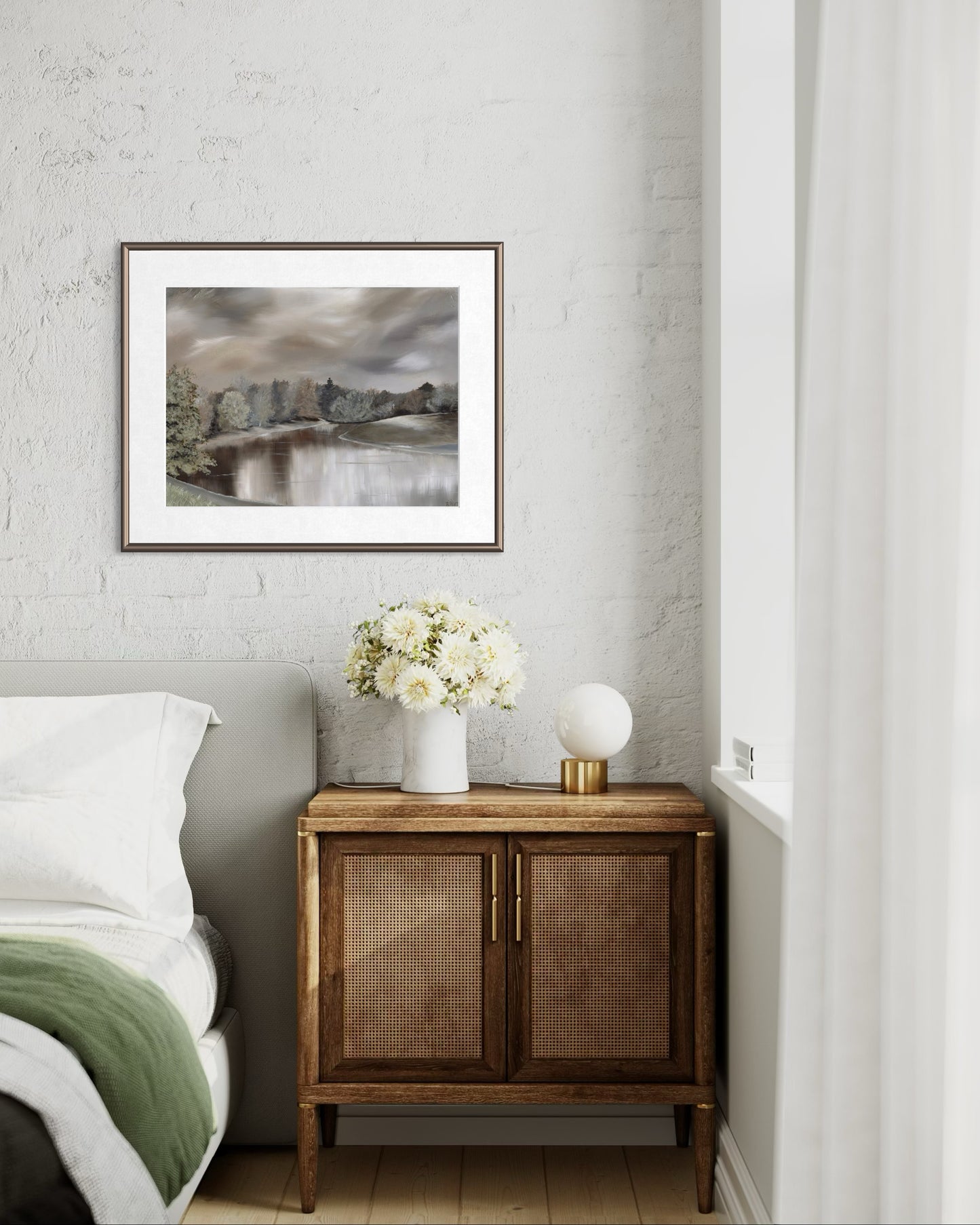 Sefton Park Lake - Medium 12x16" Giclèe Print