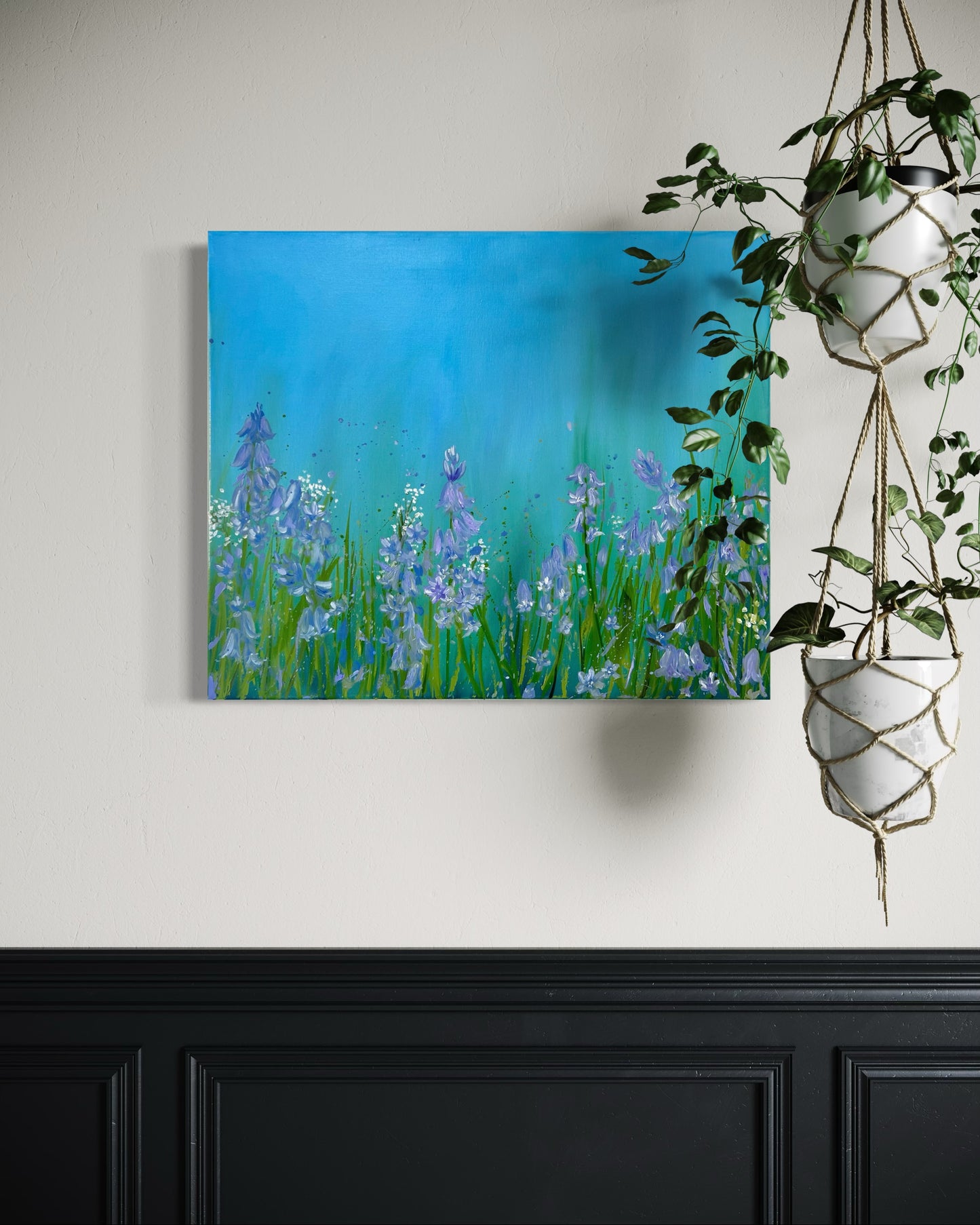 "Wild Blue Spring", Original Oil Painting. 20x24", oil on canvas.