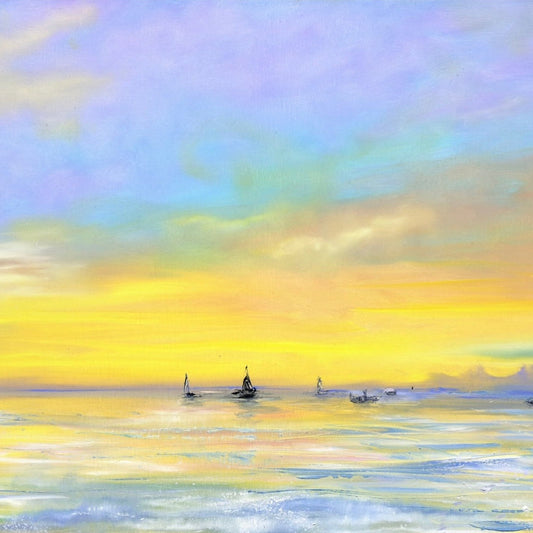 Drifting into Dusk - 20x24" framed