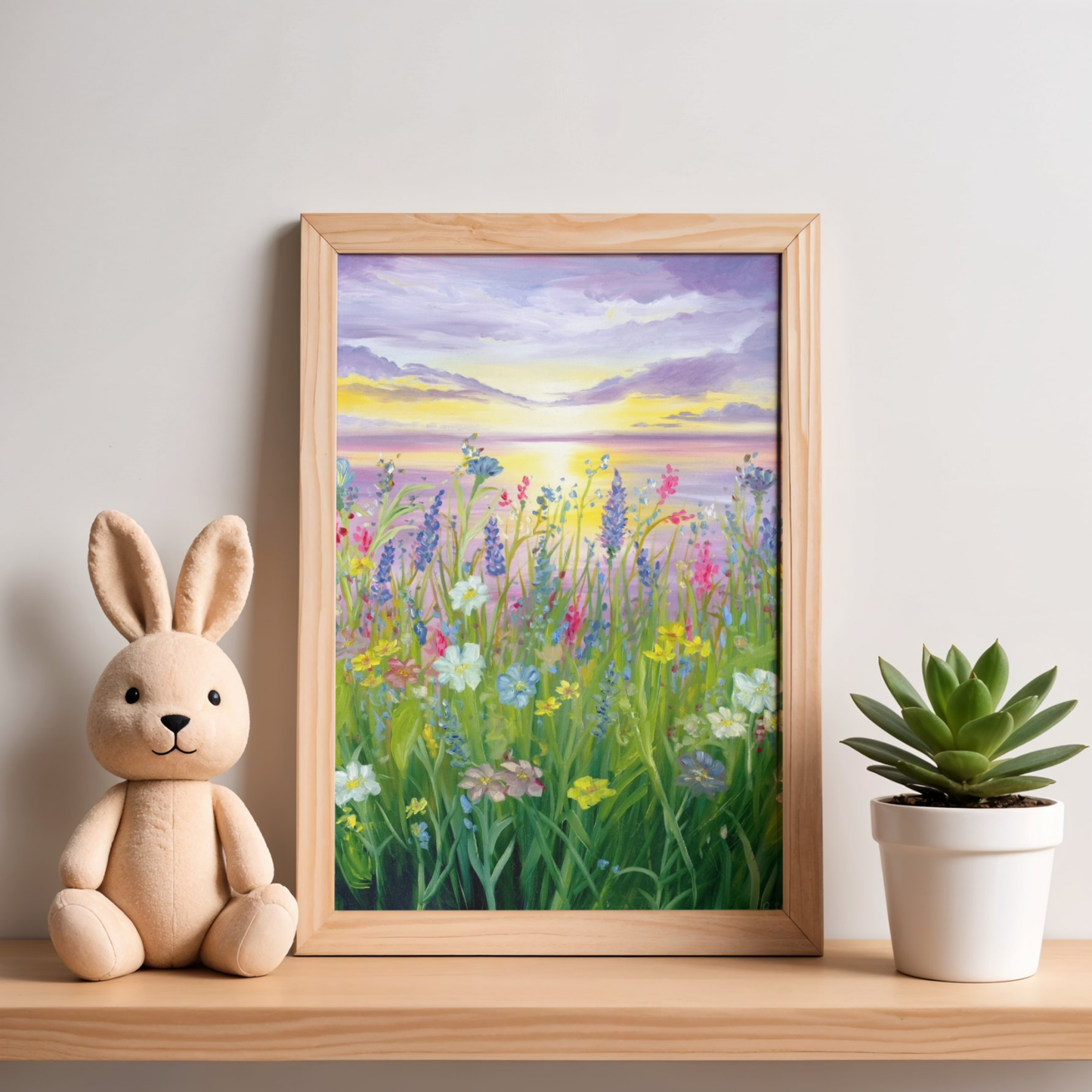Wildflowers at Dusk Giclèe Print - 10x8”