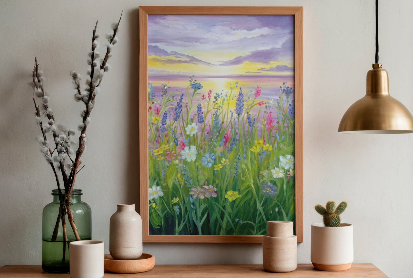 Wildflowers at Dusk Giclèe Print - 10x8”