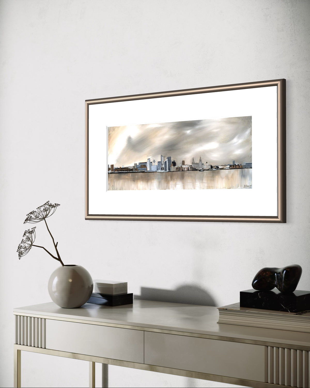 The Skyline - 8x20" Giclèe Print