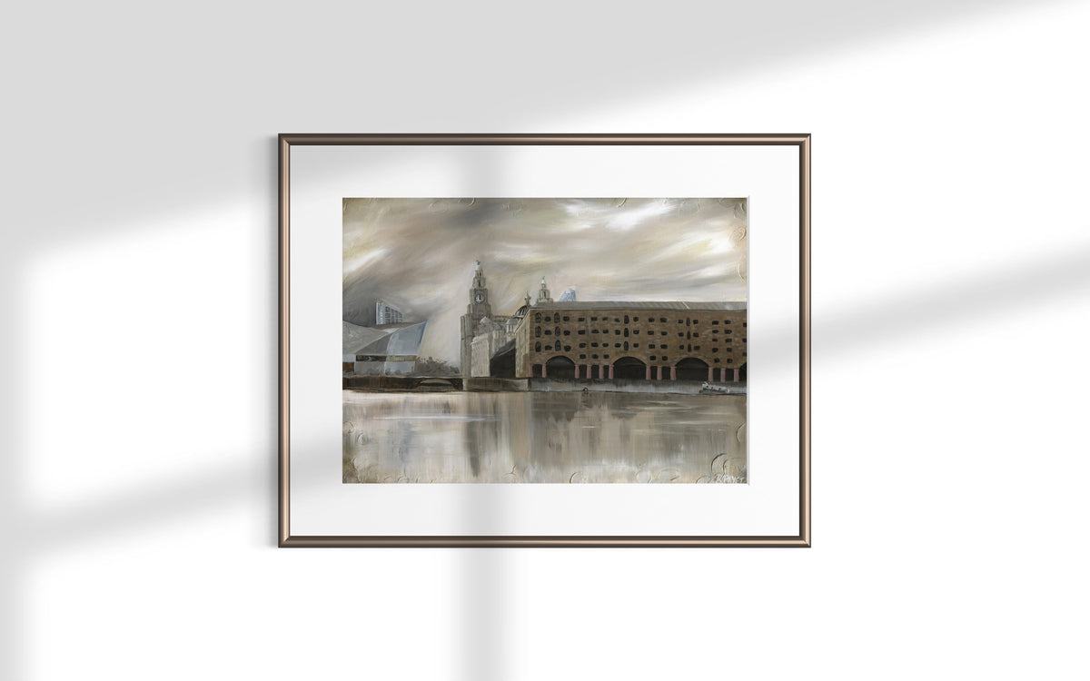 The Albert Dock - Small A4 Giclèe Print