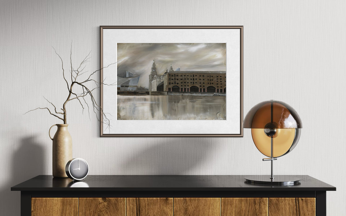 The Albert Dock - Small A4 Giclèe Print