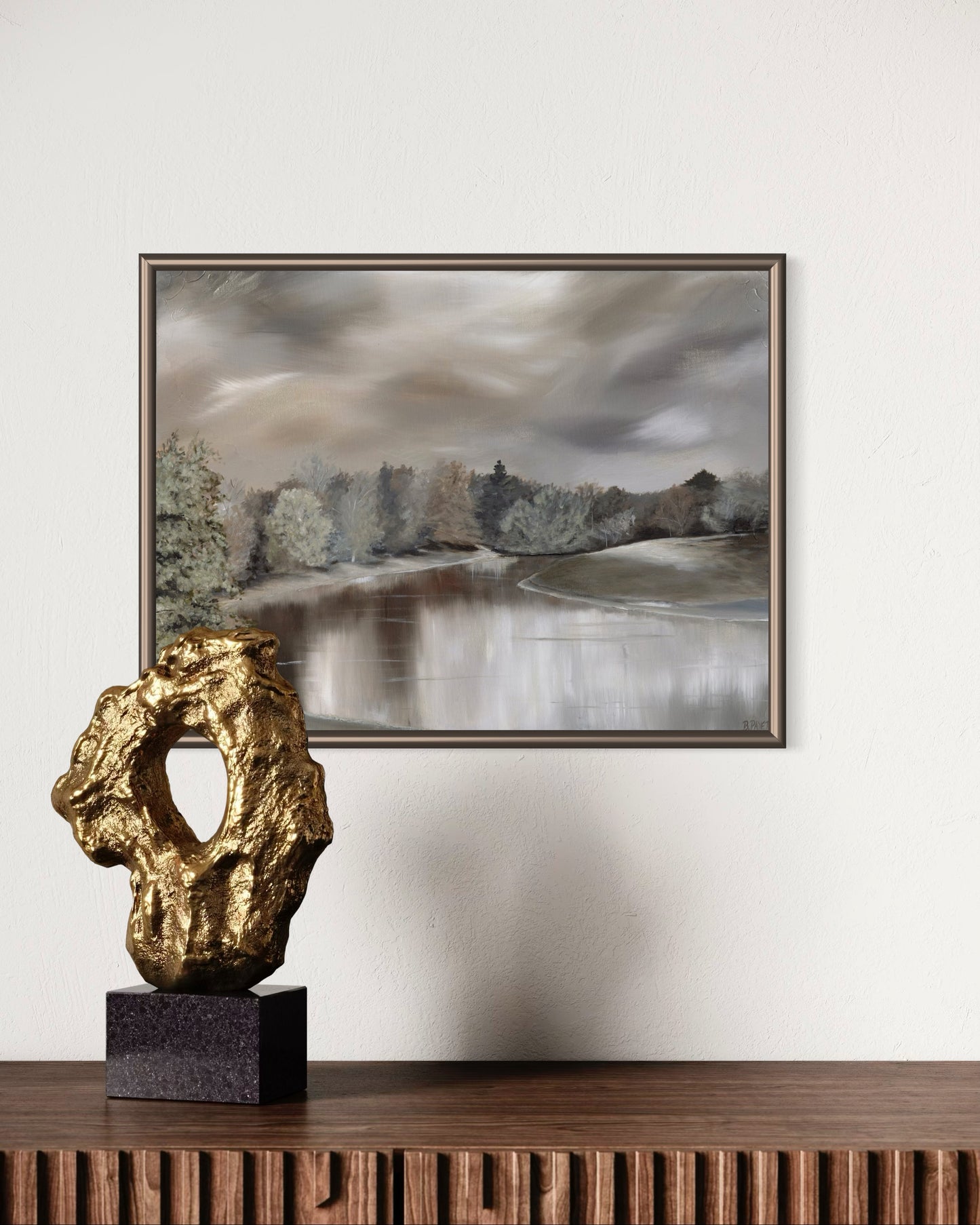 Sefton Park Lake - Medium 12x16" Giclèe Print