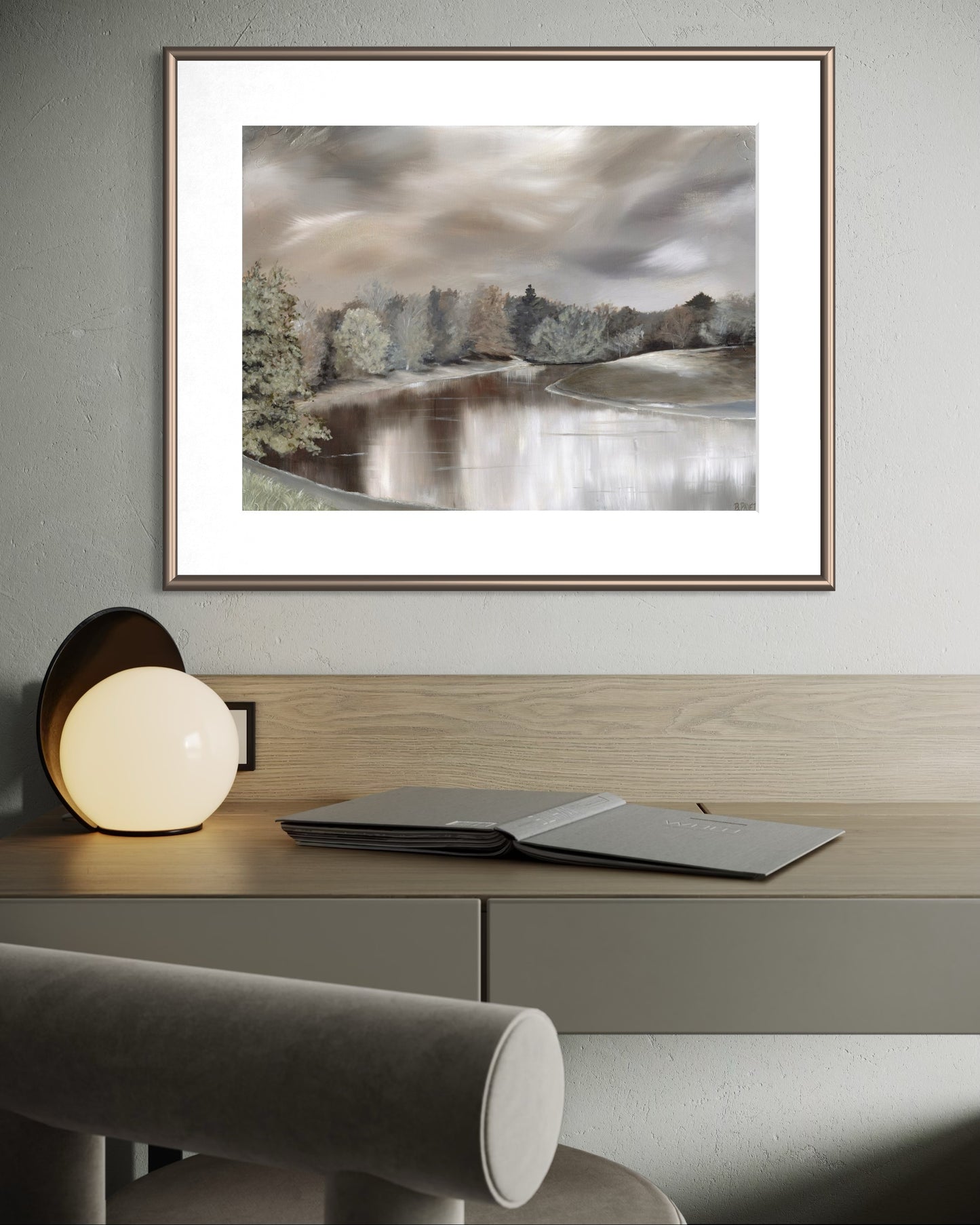 Sefton Park Lake - Large 18x24" Giclèe Print
