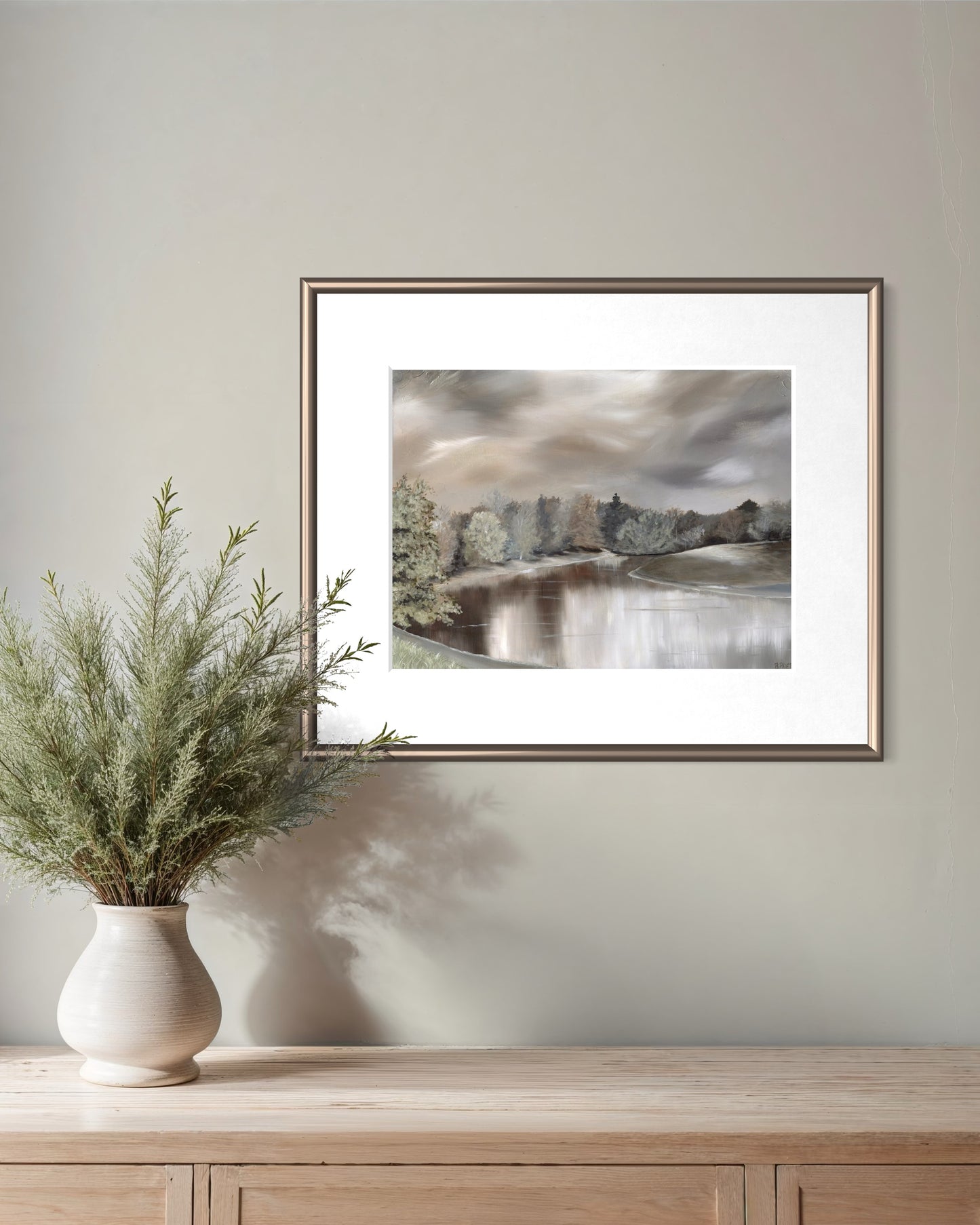 Sefton Park Lake - Small 6x8" Print