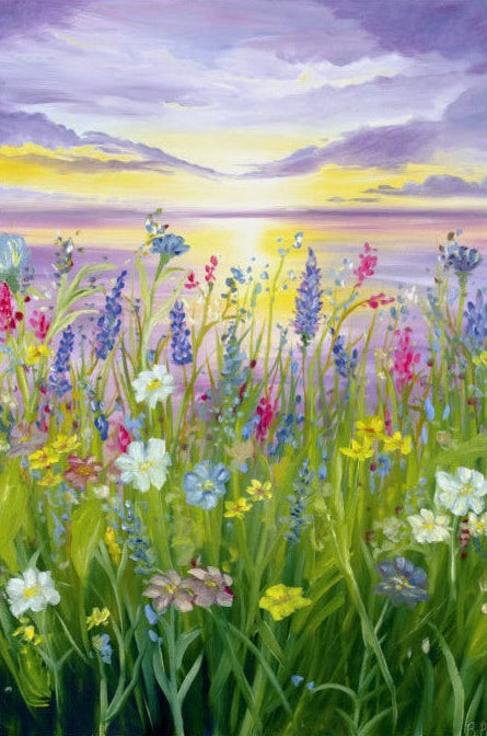 Wildflowers at Dusk Giclèe Print - 16x12”